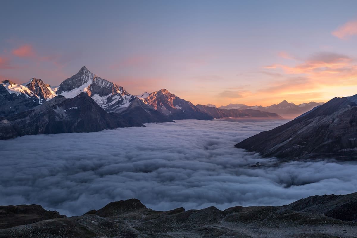 Mountain horizon at sunrise symbolising long-term vision