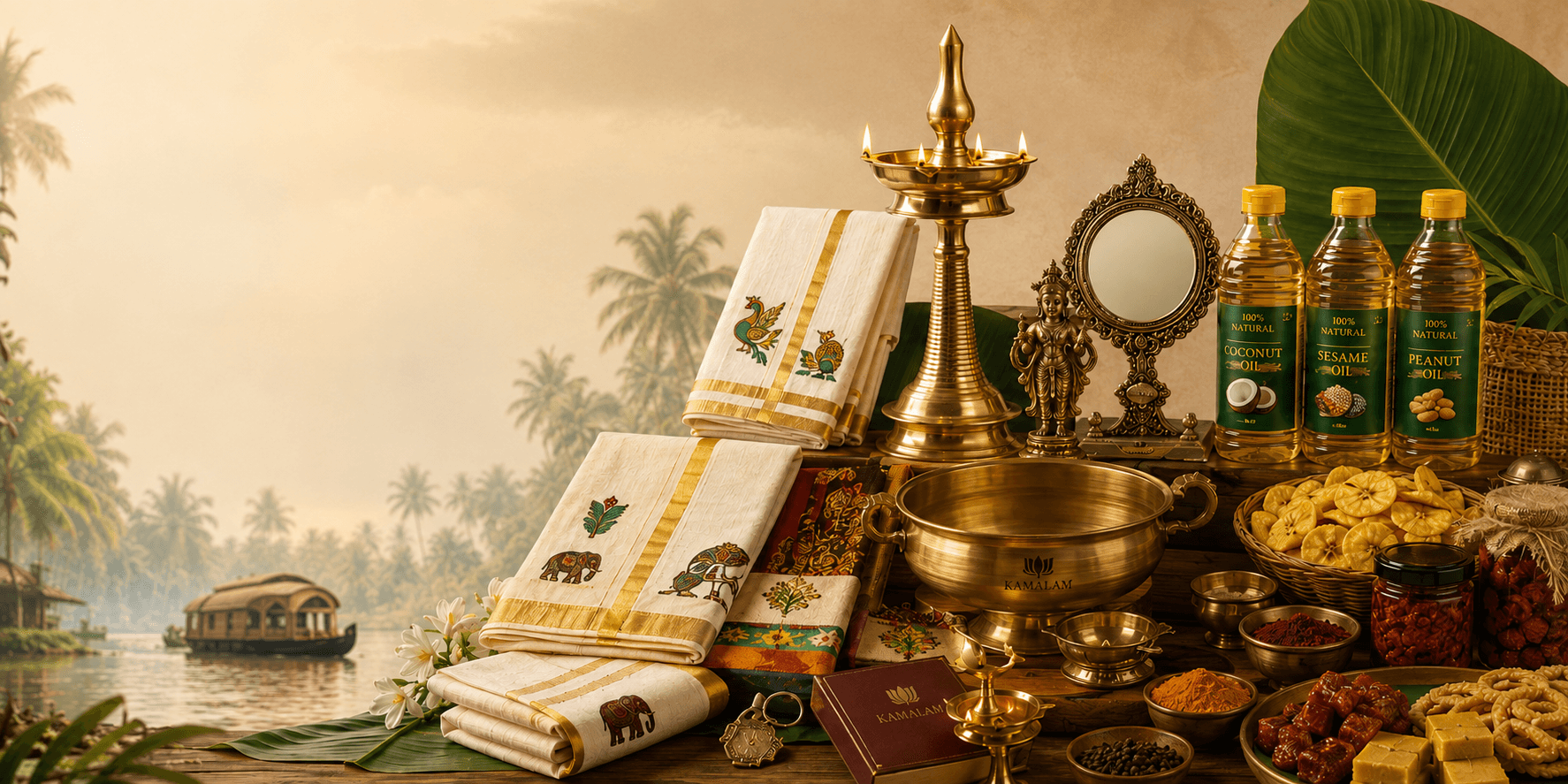 Handcrafted brass, bell metal, and heritage décor
