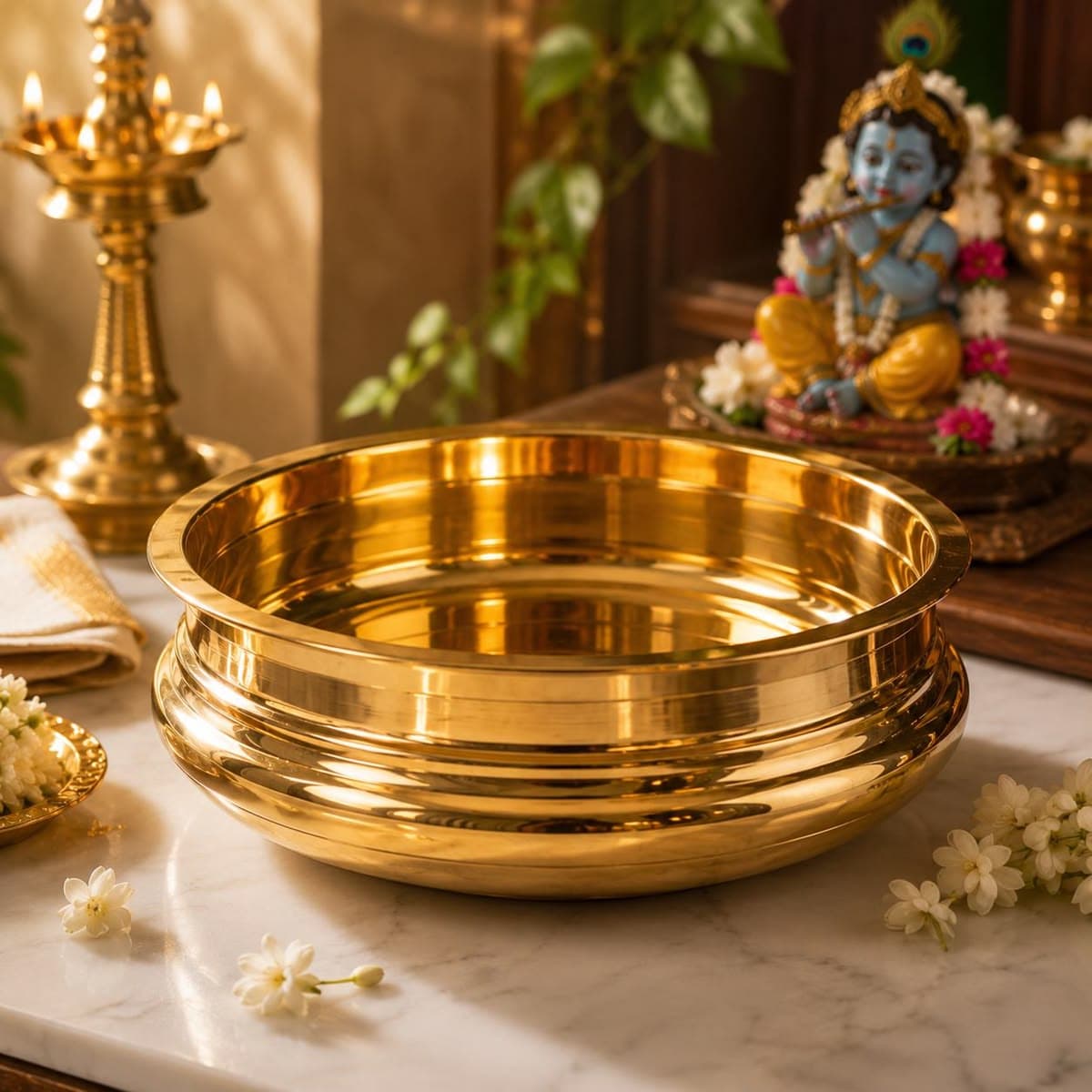 Handcrafted heritage metalwork from the Vaibhavam collection